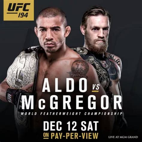 ALDO VS MCGREGOR BETFAIR