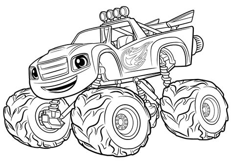 COLORING PAGES BLAZE AND THE MONSTER - Coloring Pages Blaze And The Monster Machines