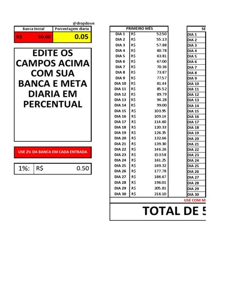 PLANILHA BLAZER
